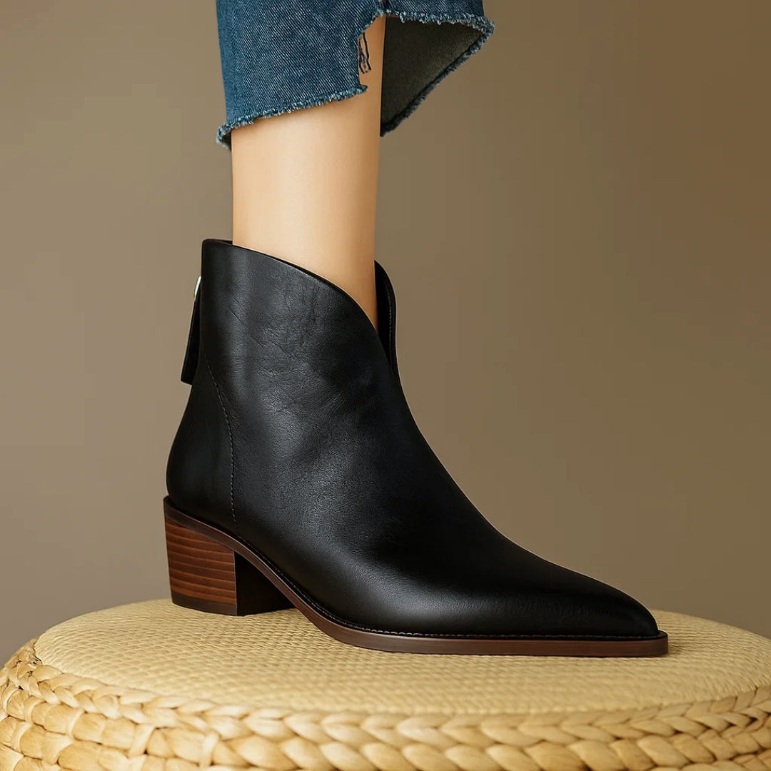 Bottines Femme Cuir Souple Confort