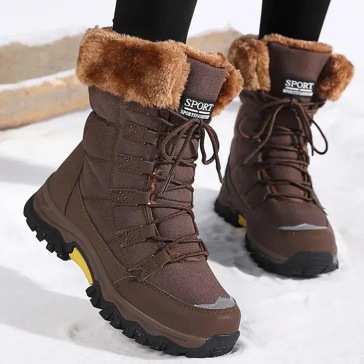 Gisèle - Bottines Fourrées Semelle Crantée