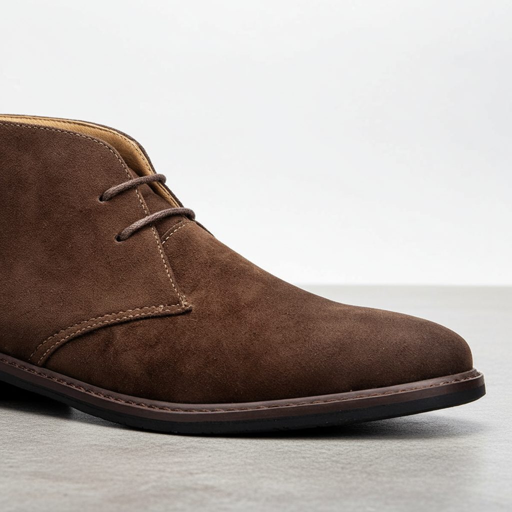 Bottines Homme en Suédine à Lacets