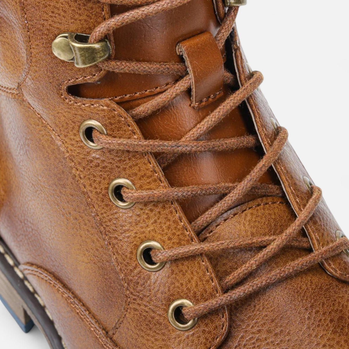 Bottines Homme Simili Cuir Légères Style Rétro