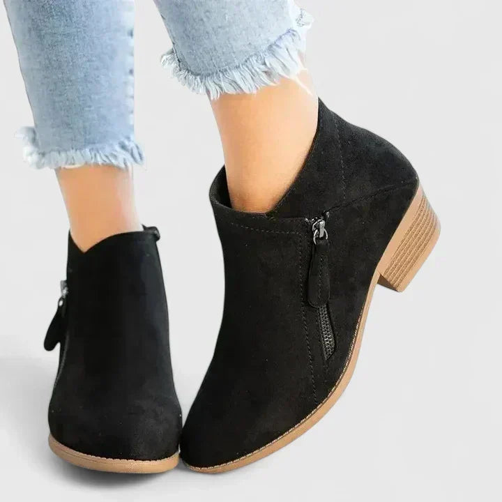 Bottines orthopédiques femme à talon