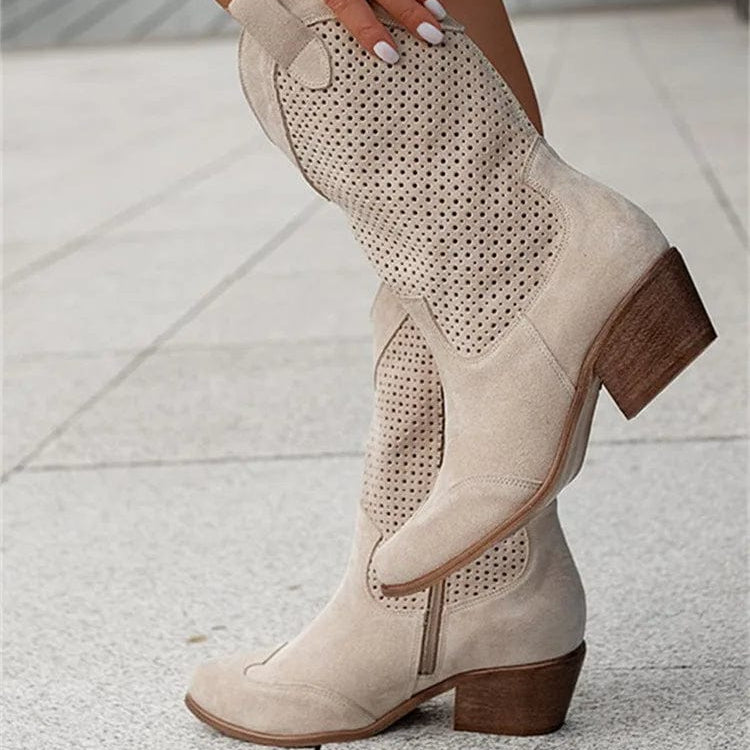 Héloïse - Bottines Santiag Talon Bloc