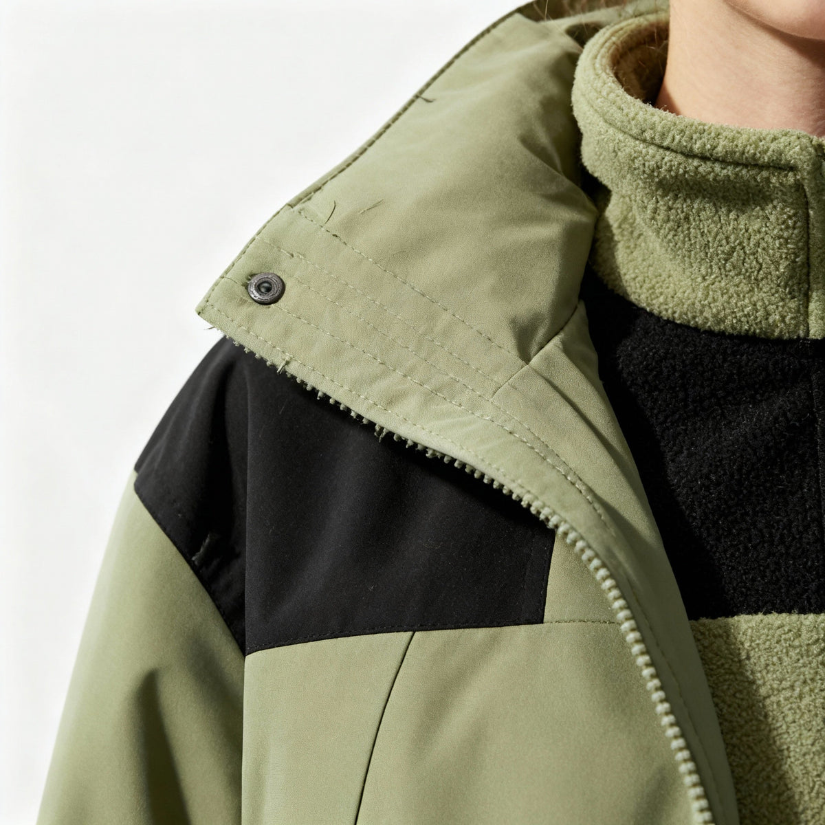 Brune - Veste 3-en-1 Polaire Hiver