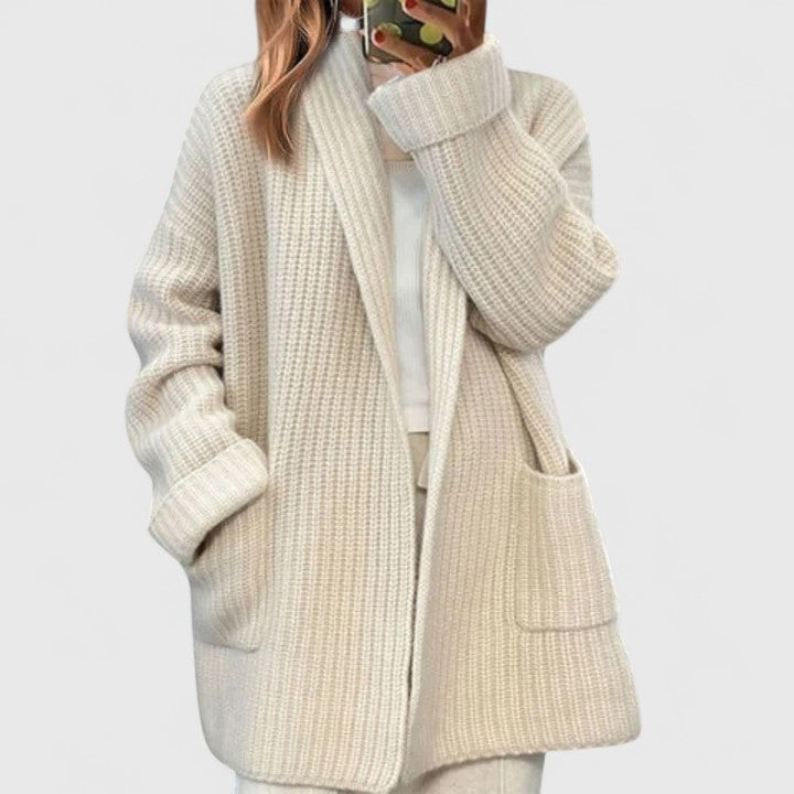 Cardigan cachemire femme coupe ample