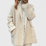 Cardigan cachemire femme coupe ample