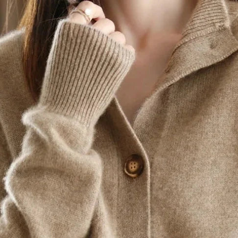 Cardigan oversize femme en maille douce