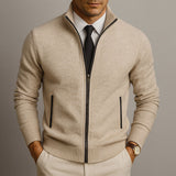 Cardigan sur mesure homme en laine et coton
