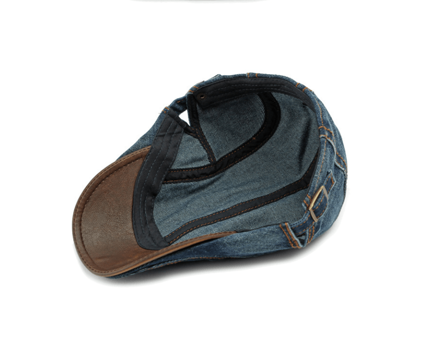 Andréa - Casquette Plate Denim