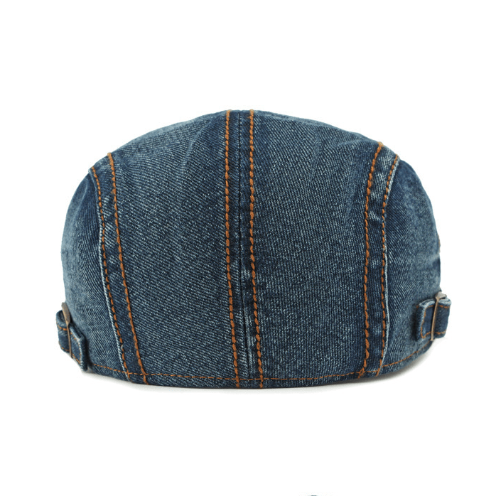 Andréa - Casquette Plate Denim