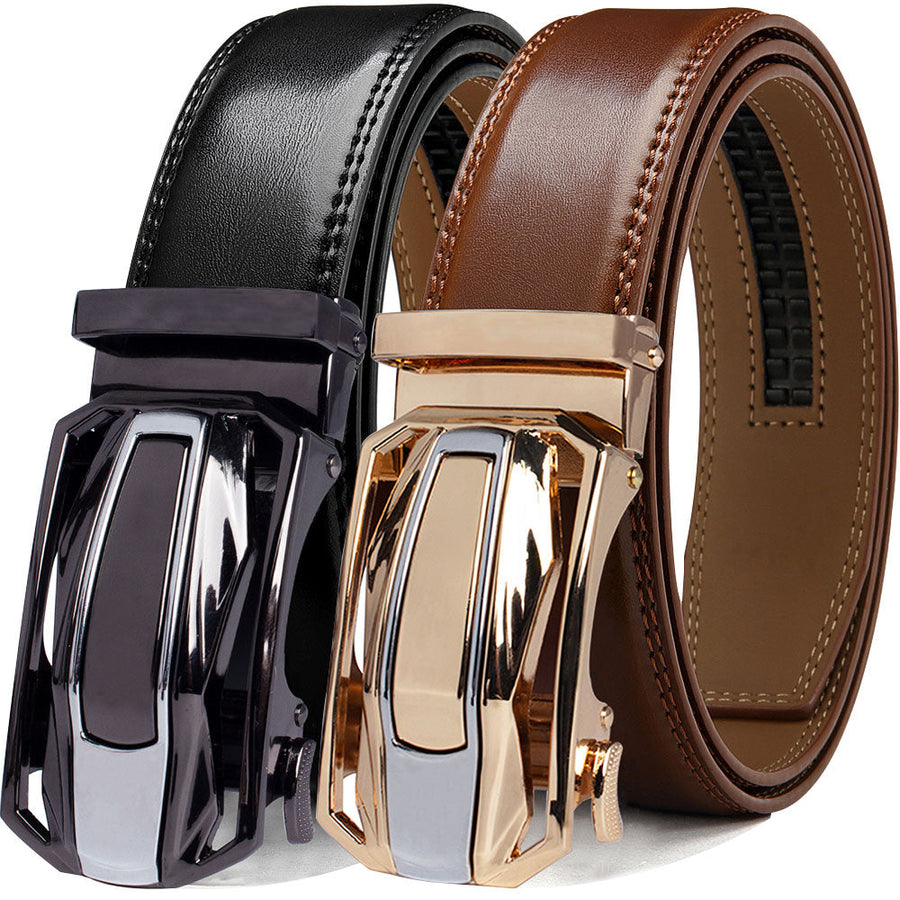 Ceinture en Cuir Véritable Boucle Automatique
