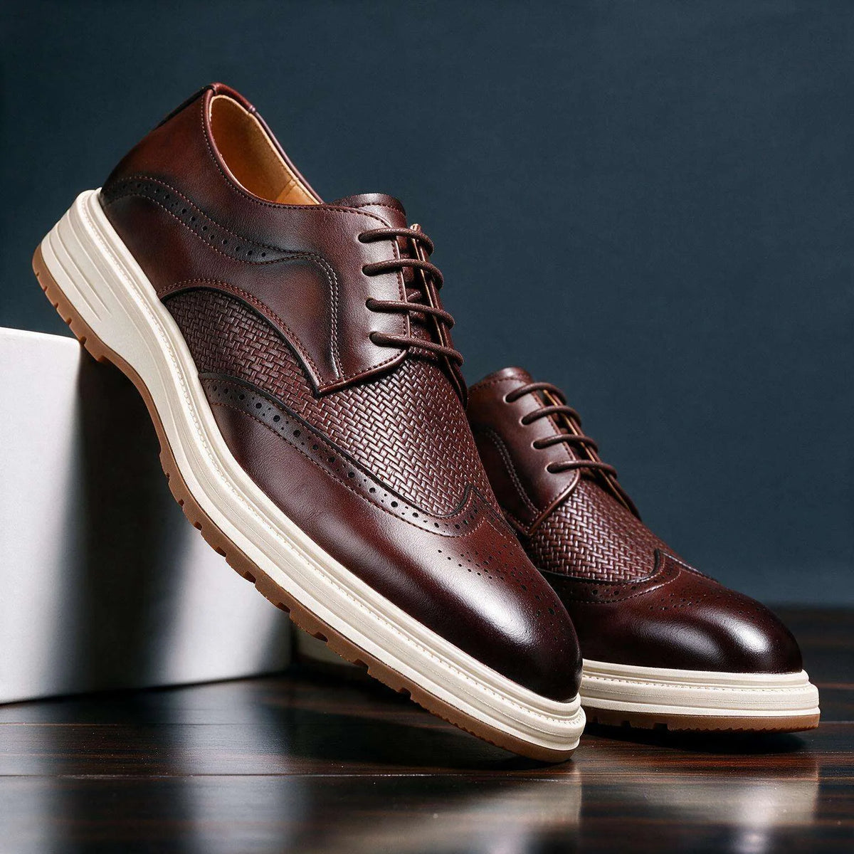 Cédric - Chaussures Brogue Habillées Lacets