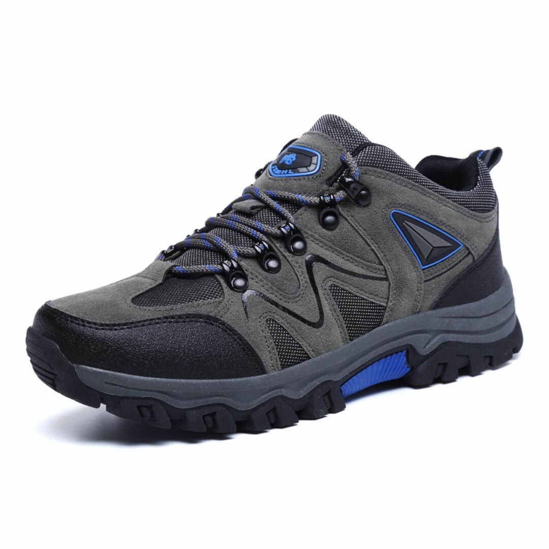 Chaussures de randonnée imperméables orthopédiques - Gris/Bleu