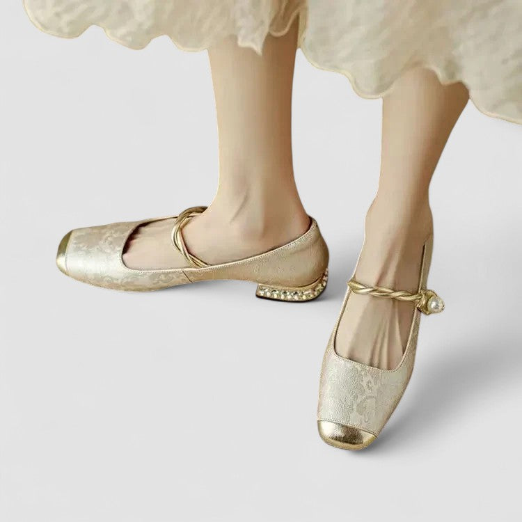 Chaussures Mary Jane Orthopédiques Femme Talon Bloc Bride