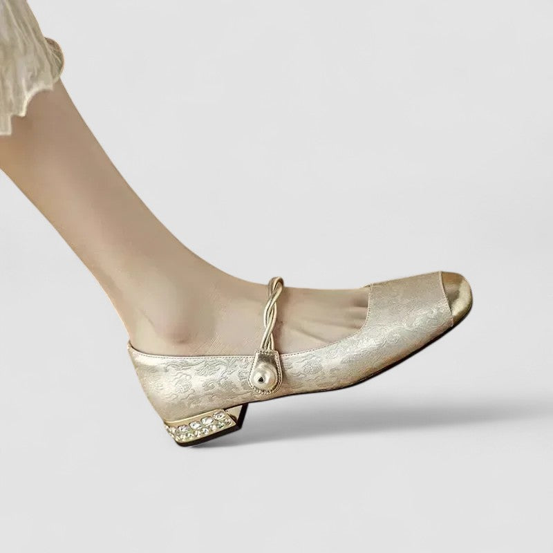 Chaussures Mary Jane Orthopédiques Femme Talon Bloc Bride