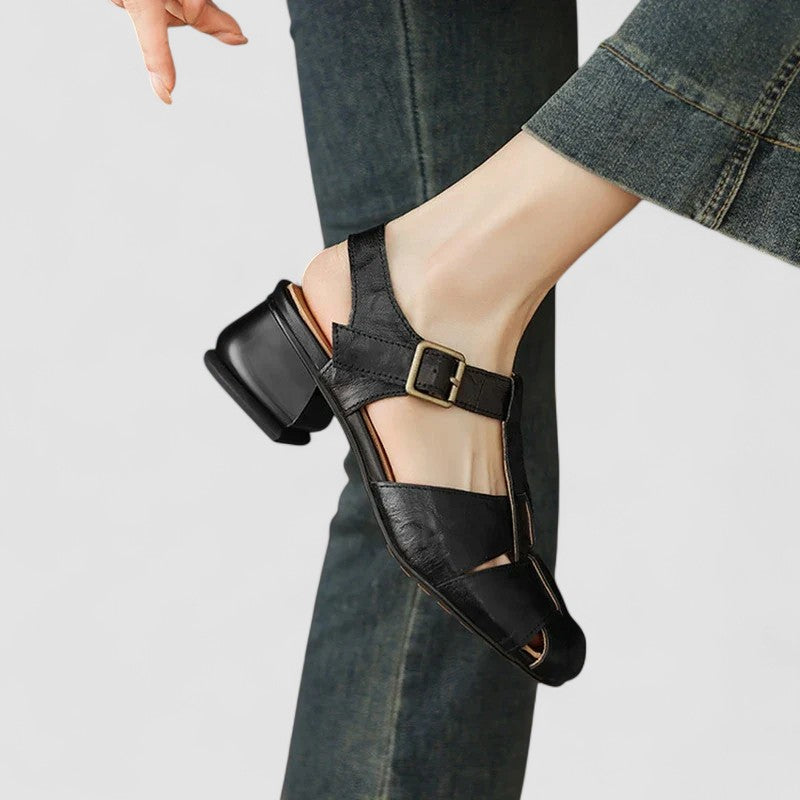 Chaussures Mary Jane Orthopédiques Femme Talon Bloc