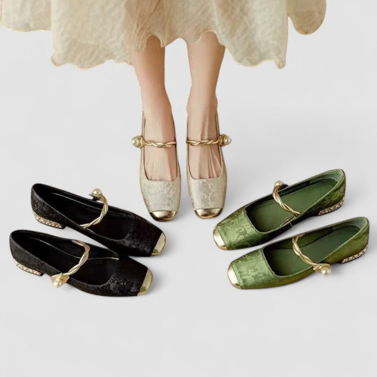 Chaussures Mary Jane Orthopédiques Femme Talon Bloc Bride