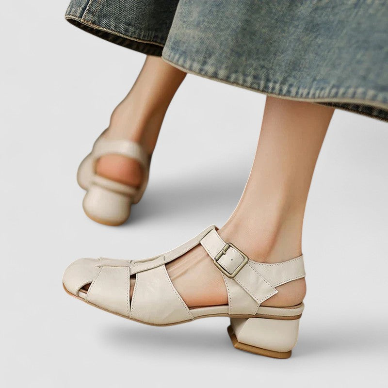 Chaussures Mary Jane Orthopédiques Femme Talon Bloc