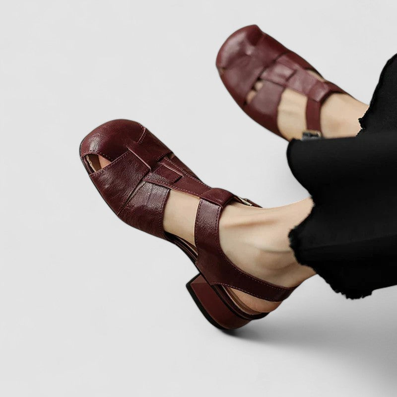 Chaussures Mary Jane Orthopédiques Femme Talon Bloc