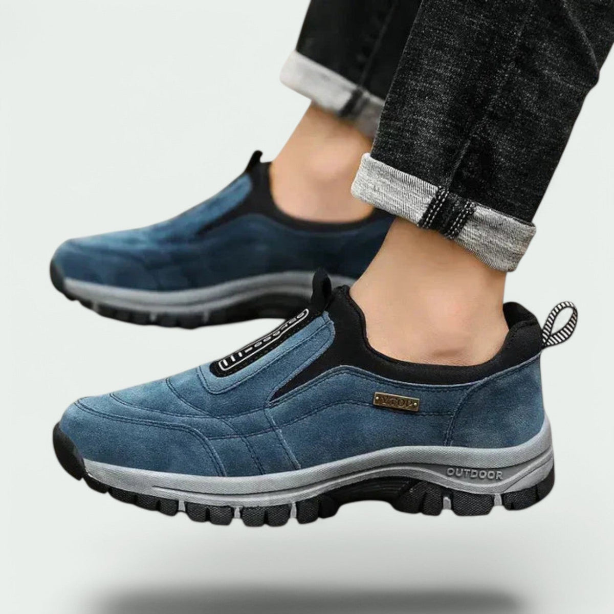 Chaussures orthopédiques de promenade homme confort