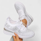 Chaussures orthopédiques femme confort compensées - Blanc