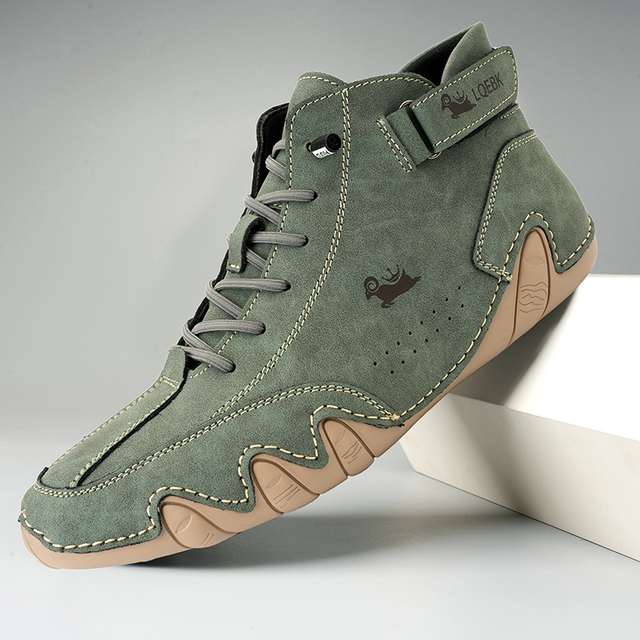 Chaussures orthopédiques homme confort - Vert