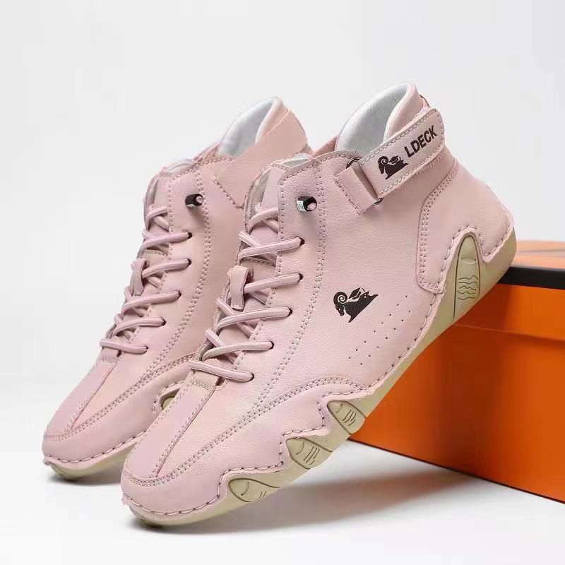 Chaussures orthopédiques homme confort - Rose