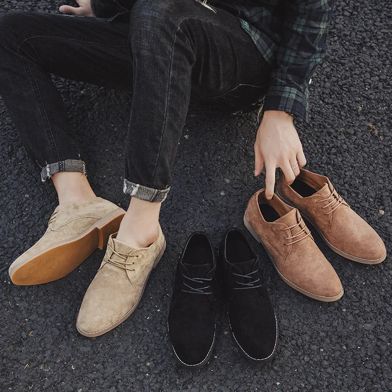 Chaussures Oxford en Daim Homme