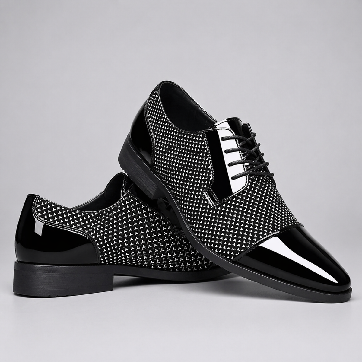 Chaussures Oxford Homme Cuir Verni Bout Pointu