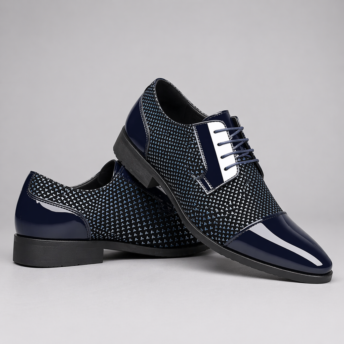 Chaussures Oxford Homme Cuir Verni Bout Pointu