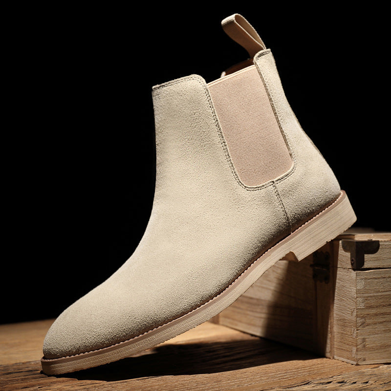 Chelsea Boots Homme en Daim