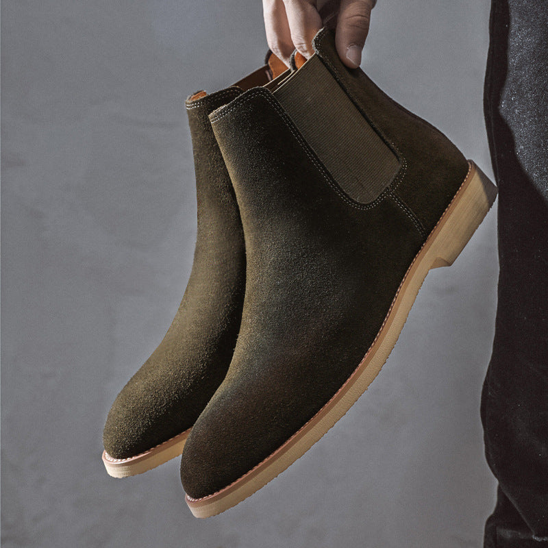 Chelsea Boots Homme en Daim