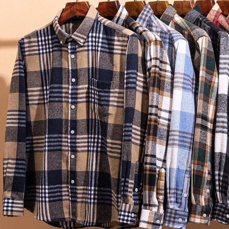 Rémi - Chemise Carreaux Coupe Ajustée