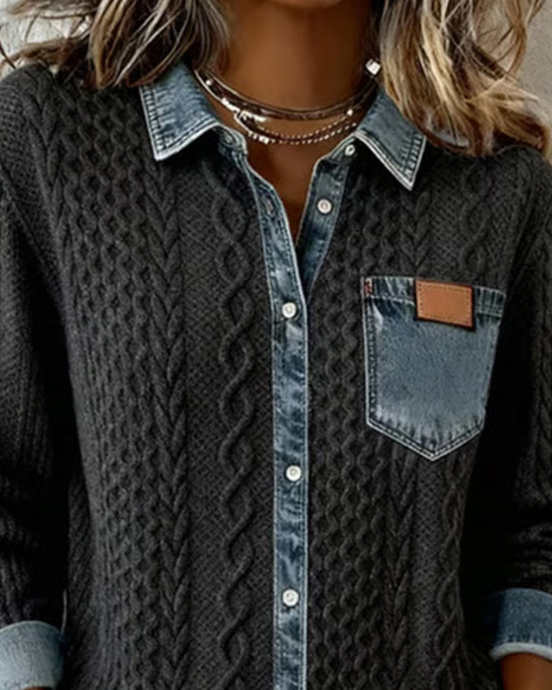 Chemise manches longues femme coupe ajustée