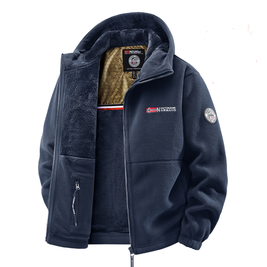 Doudoune Homme Légère Déperlante Coupe-Vent Hiver - Bleu
