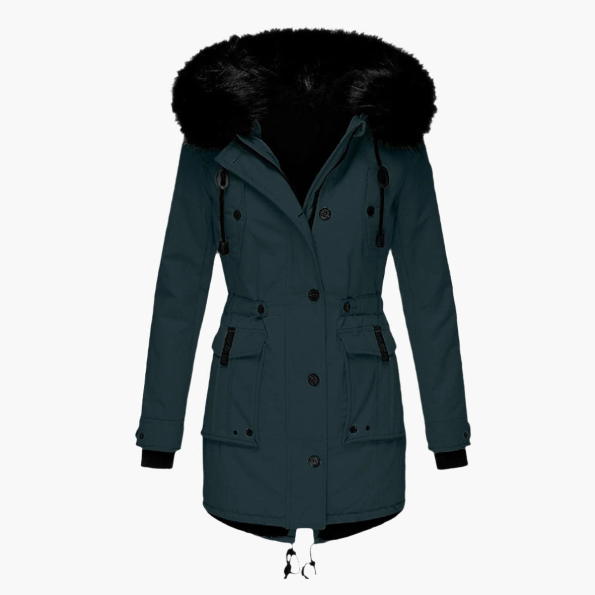 Edith - Parka Épaisse Capuche Fourrure