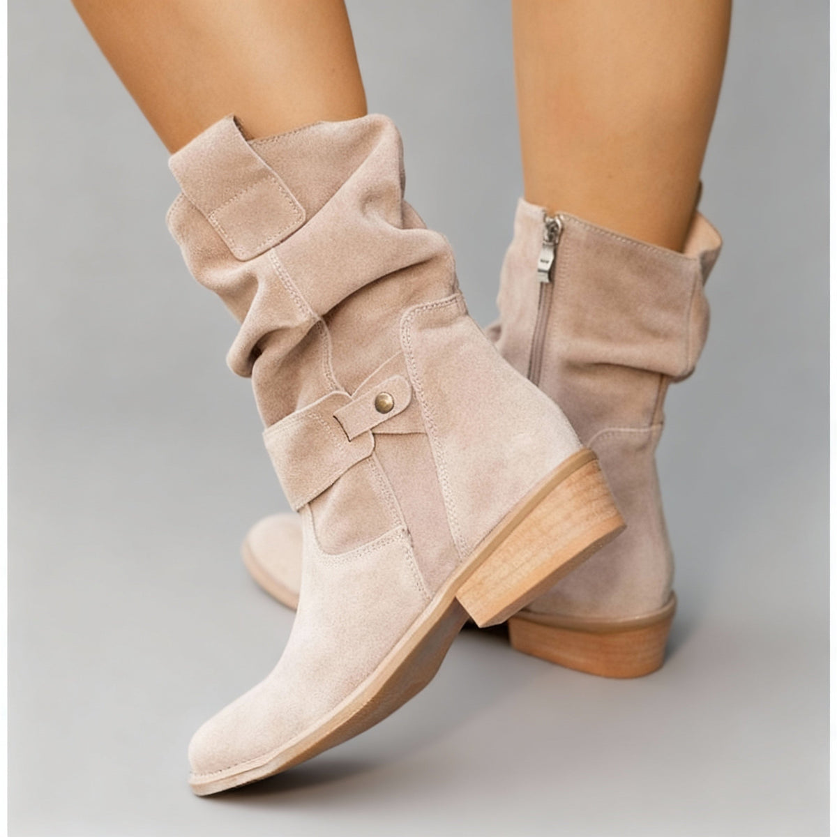 Elvire - Bottines Confort Zip Latéral