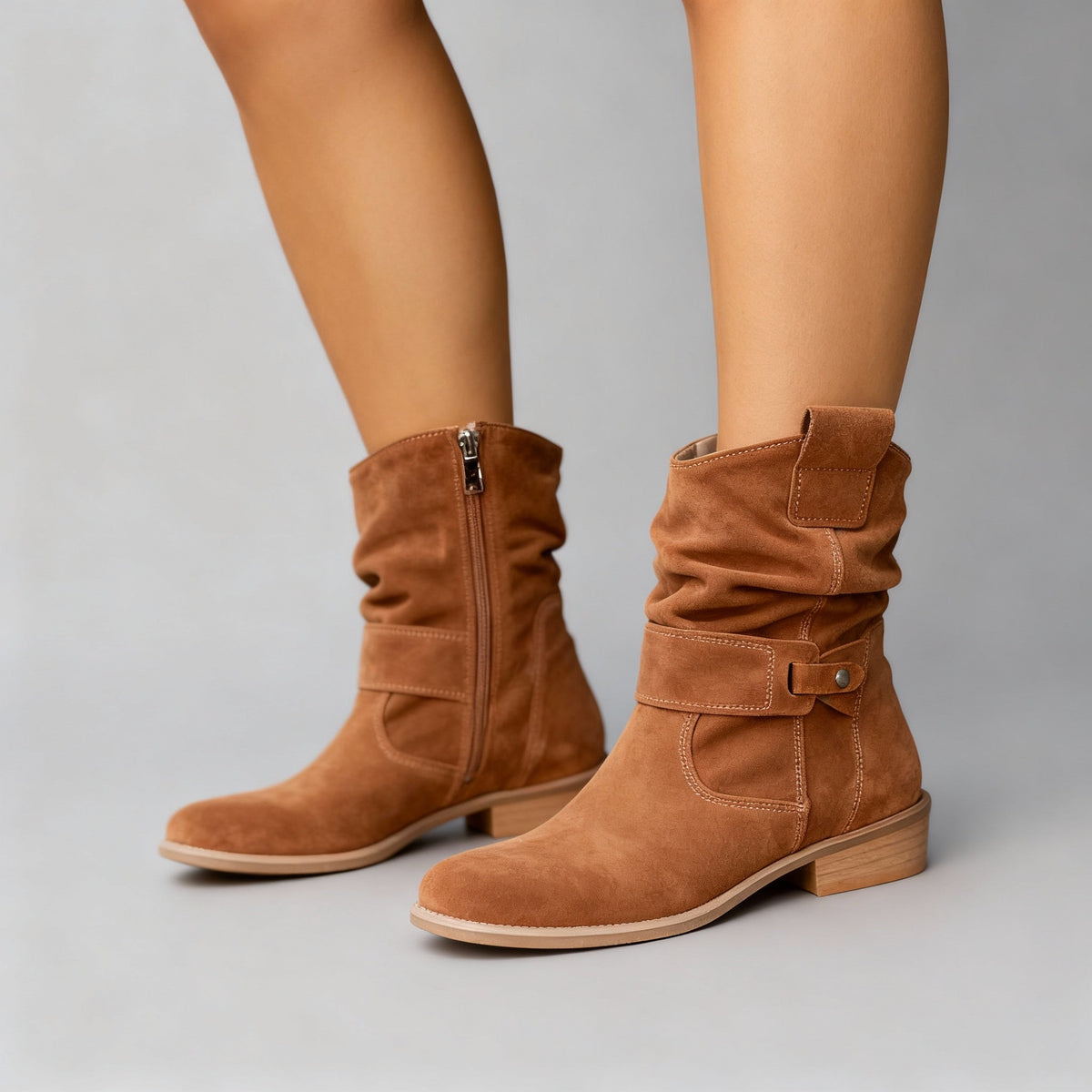 Elvire - Bottines Confort Zip Latéral