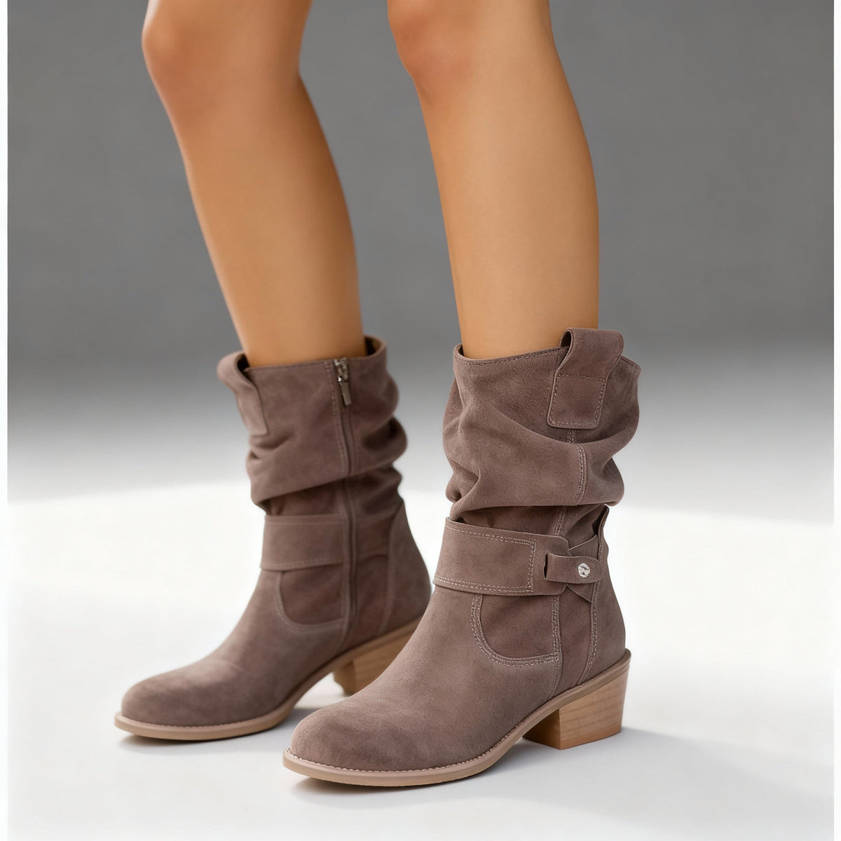 Elvire - Bottines Confort Zip Latéral