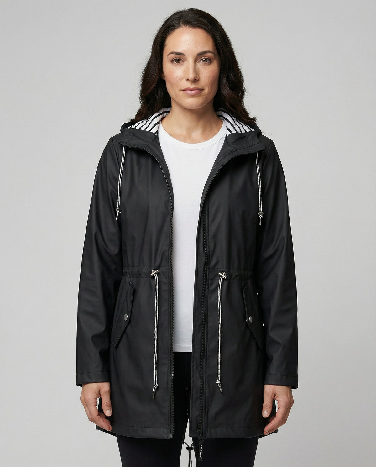 Émeline - Manteau Imperméable Capuche