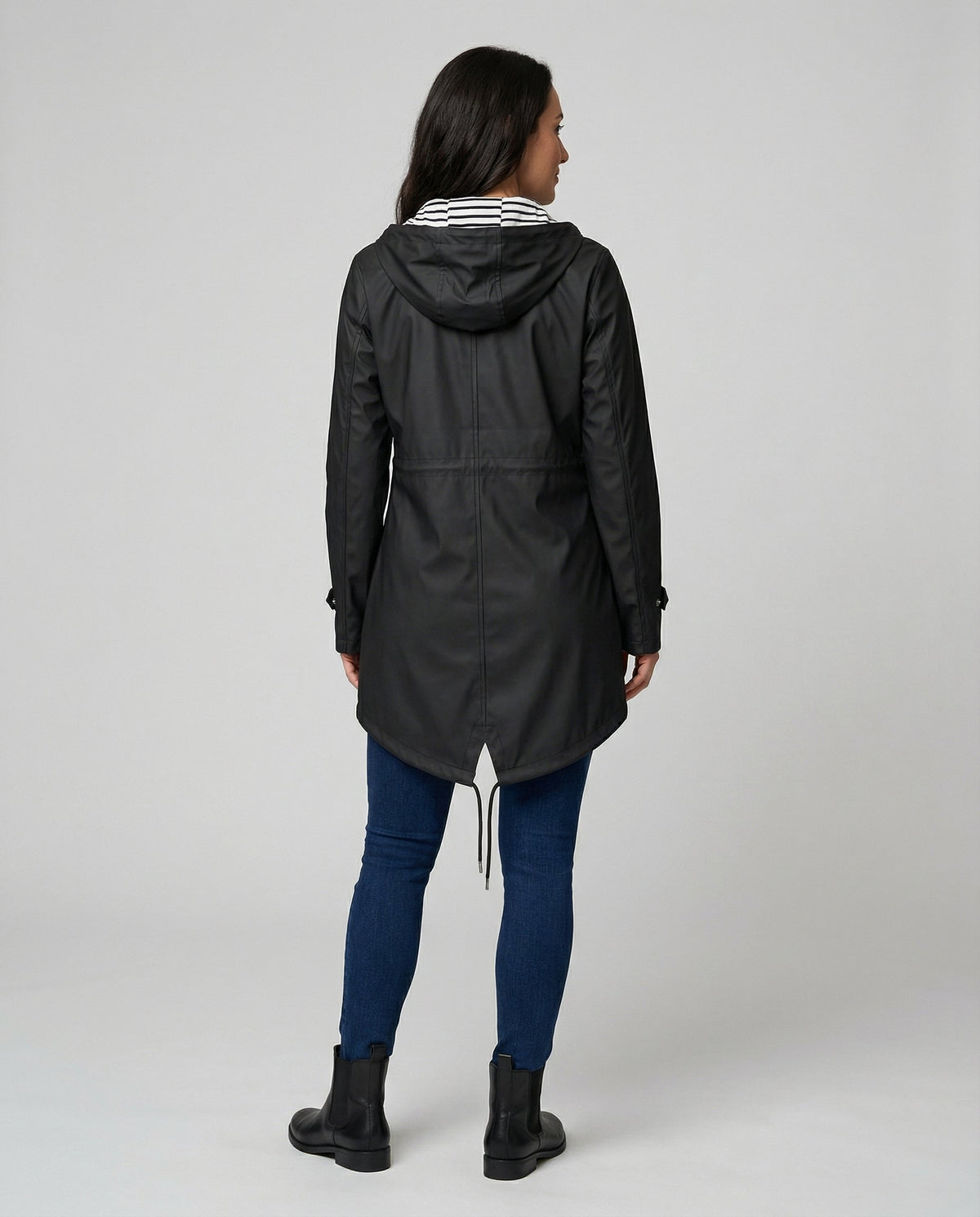 Émeline - Manteau Imperméable Capuche