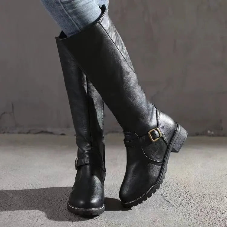 Flore - Bottes Hautes Cuir Soutien