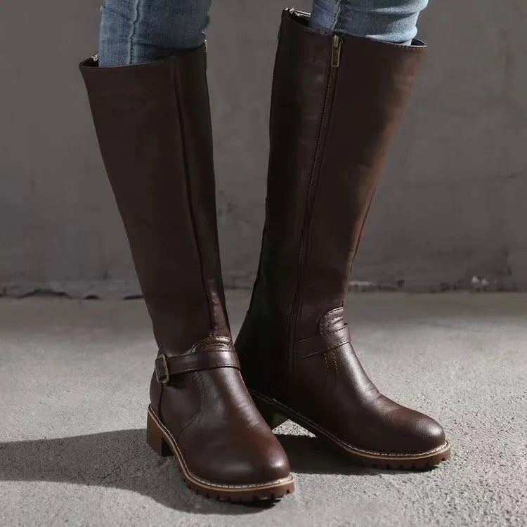 Flore - Bottes Hautes Cuir Soutien