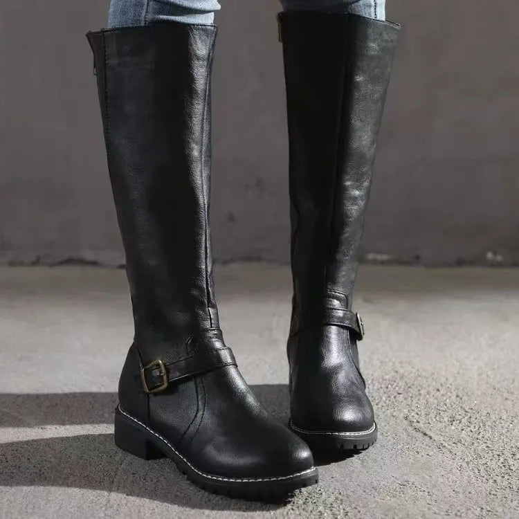 Flore - Bottes Hautes Cuir Soutien