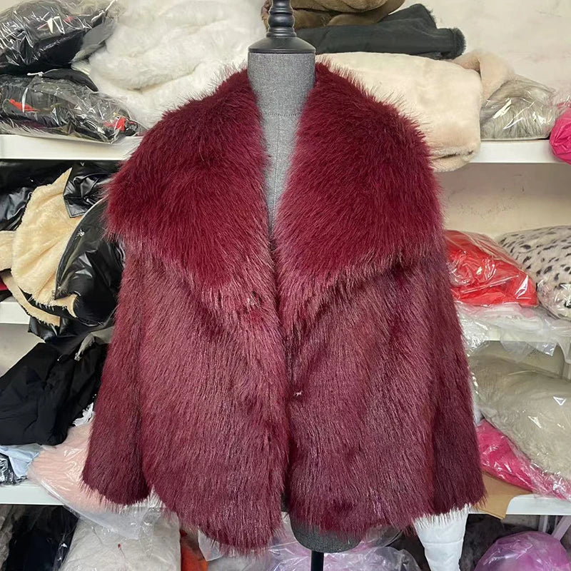 Francine - Veste Fausse Fourrure Courte