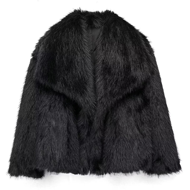 Francine - Veste Fausse Fourrure Courte