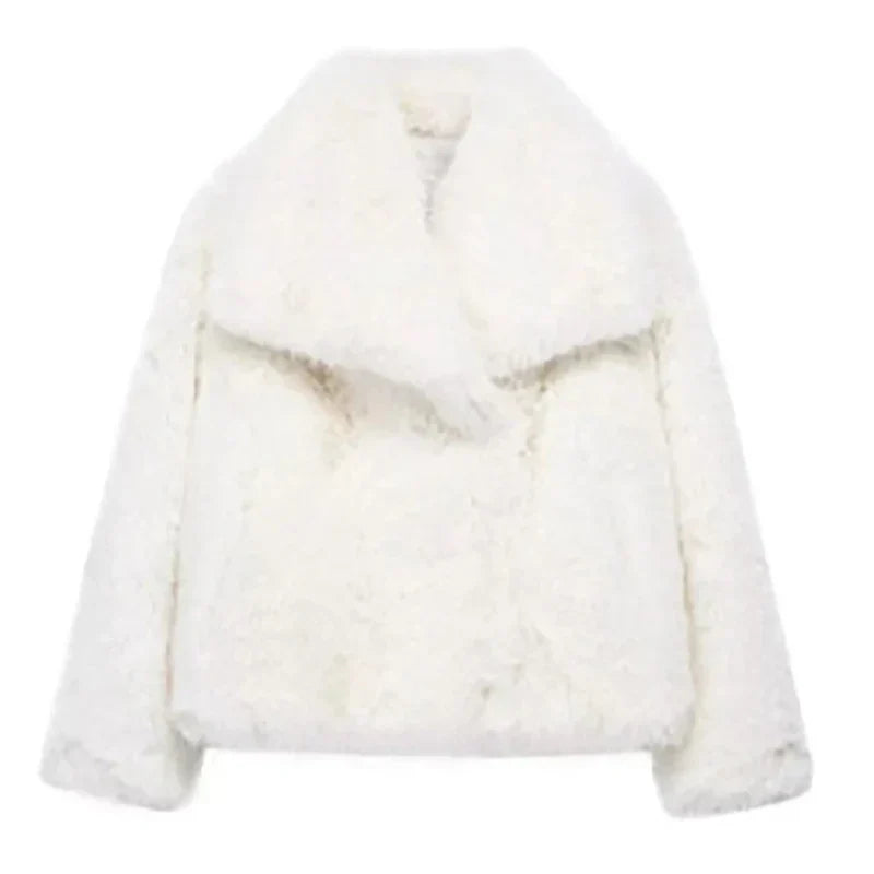 Francine - Veste Fausse Fourrure Courte