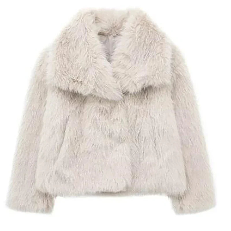 Francine - Veste Fausse Fourrure Courte