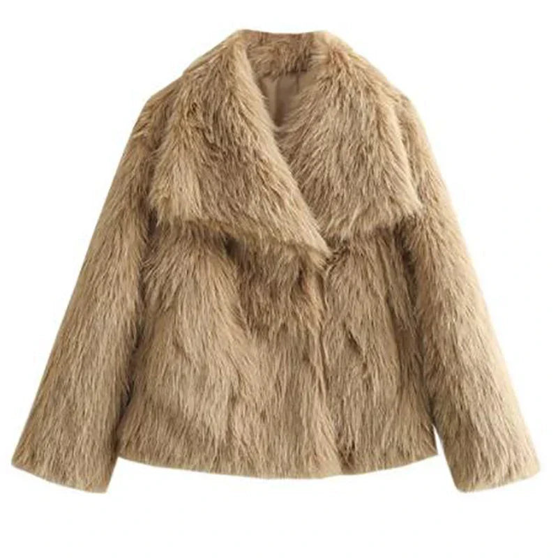 Francine - Veste Fausse Fourrure Courte