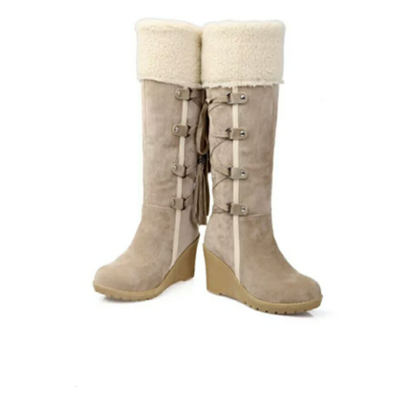 Gabrielle - Bottes Compensées Doublure Fourrure