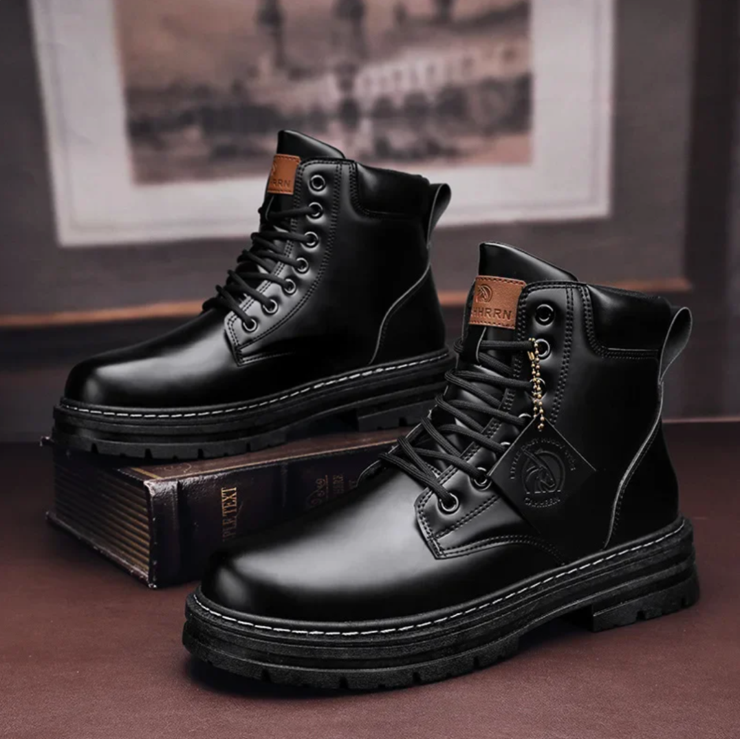 Gaspard - Bottines Cuir Lacées